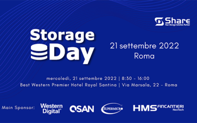 Storage Day 2022 | Secondo appuntamento il 21 settembre a Roma