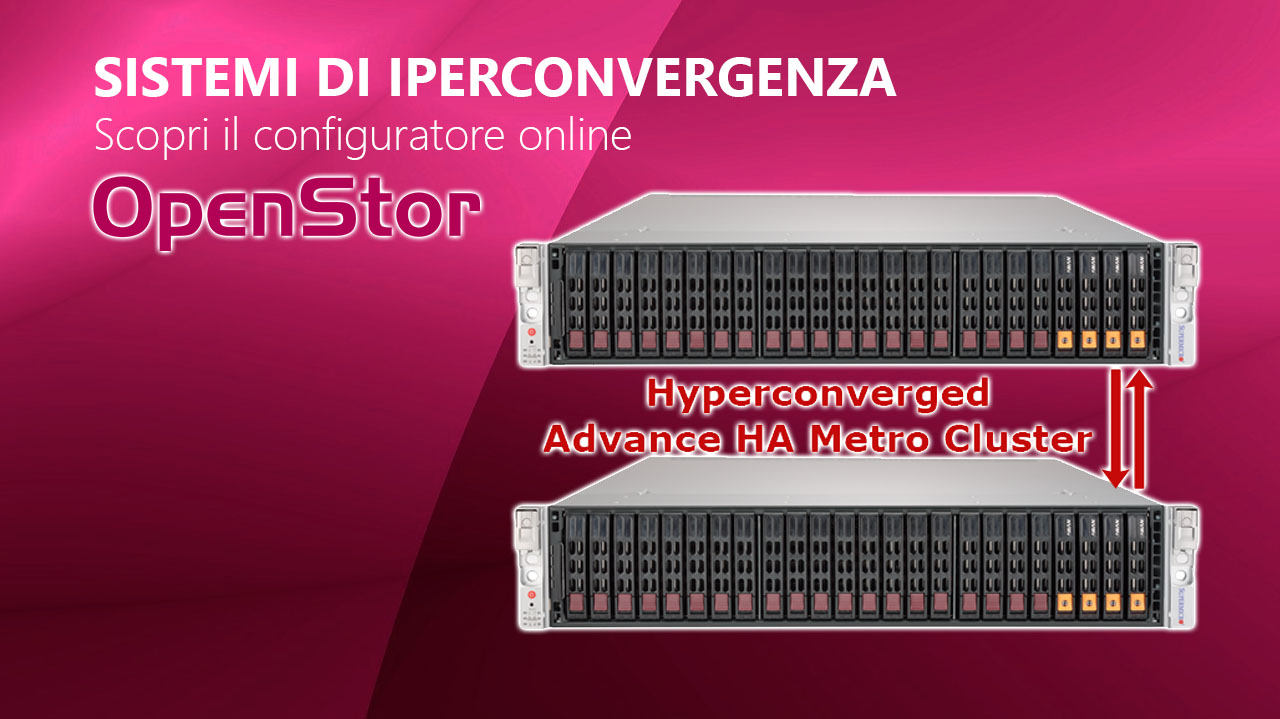 Iperconvergenza OpenStor, scopri il configuratore online