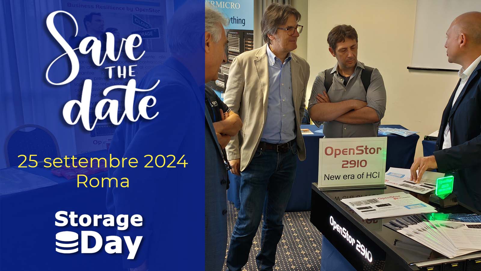 Save the date Storage Day 2024 Roma